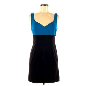 BB Dakota | Peacock Blue Black Dress Body-con XS